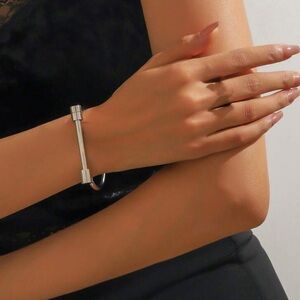 Chic Silver Cuff Bracelet
